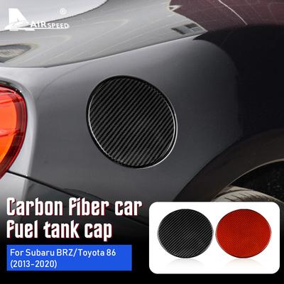 Carbon Fiber Fuel Tank Cap Cover Sticker for Subaru BRZ Toyota 86 2013-2020