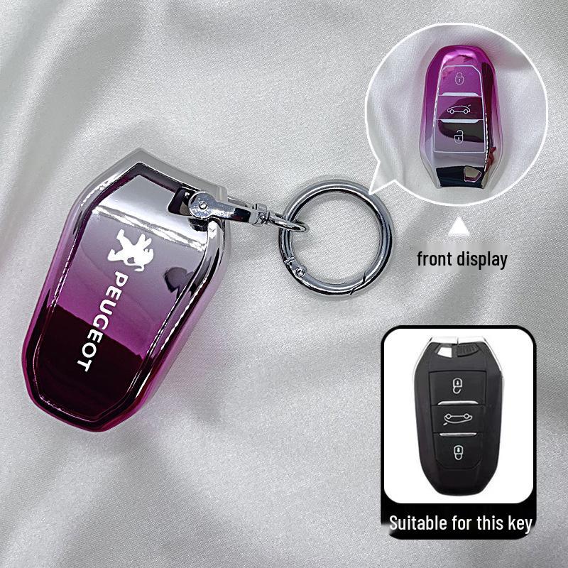 Peugeot 408/508/4008/5008 Key Case - Simple Unisex Protective Cover