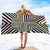 Microfiber Beach Towel,Beach Towel Oversized,Abstract Art Bath Towels,Super Soft Water Absorpt Bath Towel for Bathroom Pool Swim