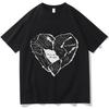 Sleep Theory Camiseta Bye Bye Bye Algodão Manga Curta Feminina Camiseta Casual Gola O Unisex Streetwe