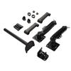 Computer Monitor Double Arm Bracket Adjustable Spring Monitor Mount Swivel Vesa Arms with C Clamp