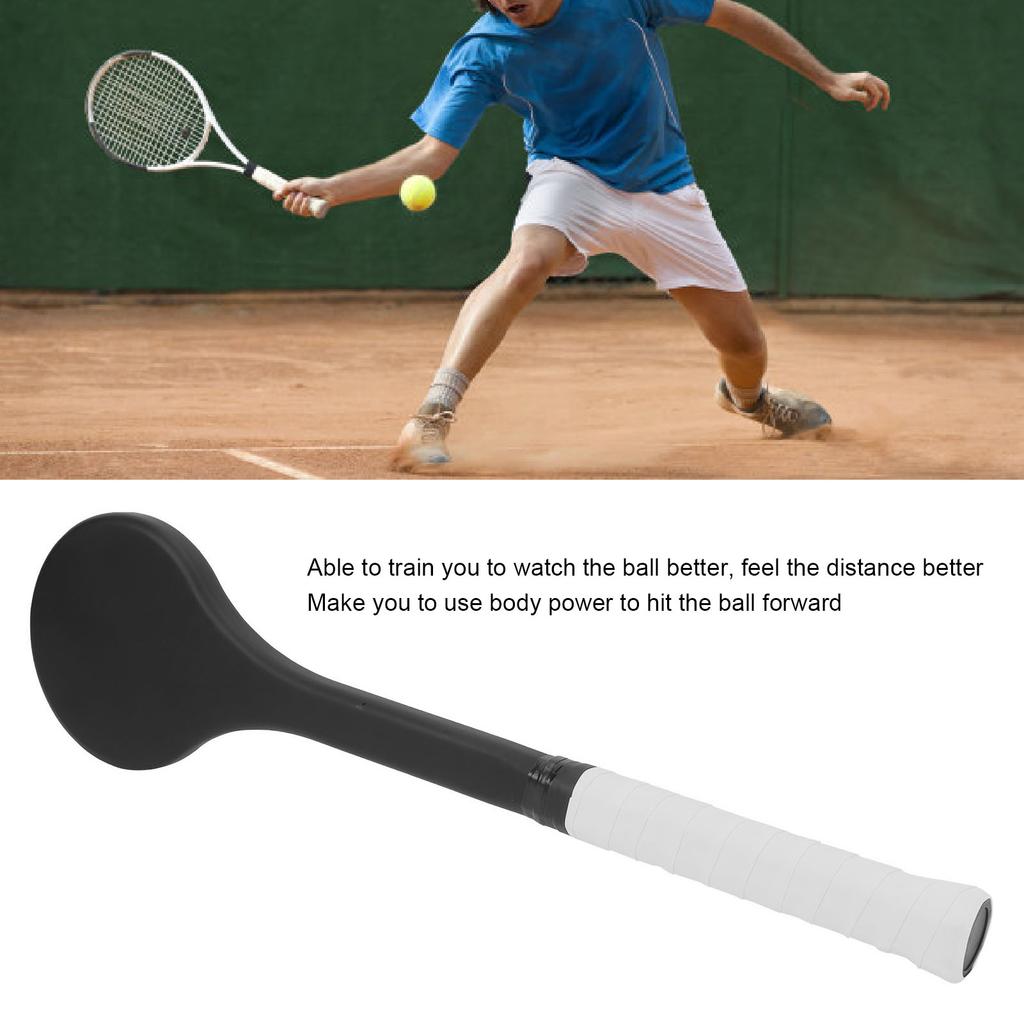 Tennis Pointer Racket Carbon Fiber Pointer Spoon Accurate Batting Tennis Sweet Spot Training Aid Accessory for Accurate Swing Practice