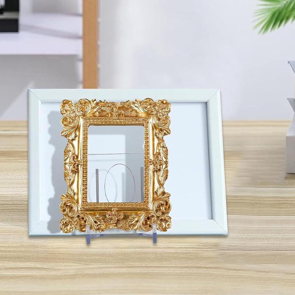 24PCS Adjustable Acrylic Display Easels Acrylic Plate Stand Display Holder Sturdy Book Stand for Home Office School