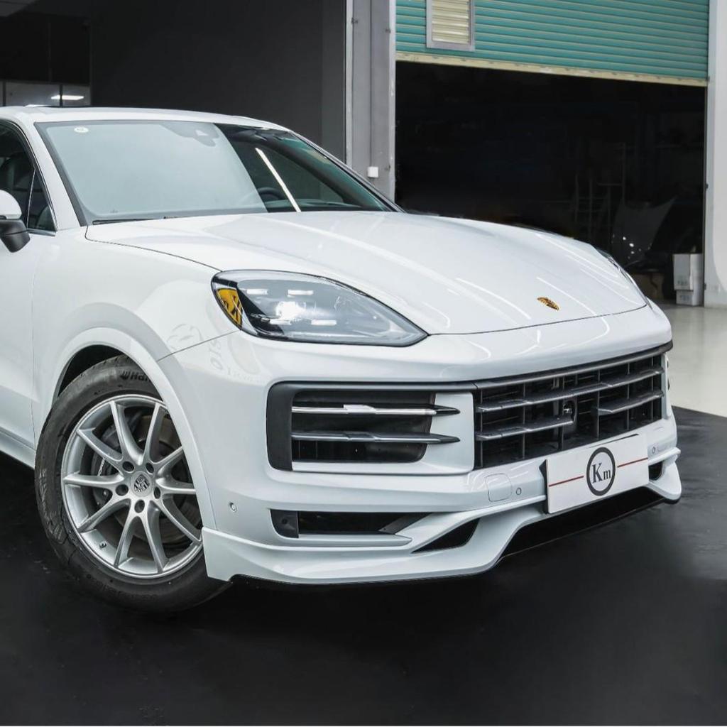 Porsche Cayenne 24-25 TKT Style Front Lip Upgrade