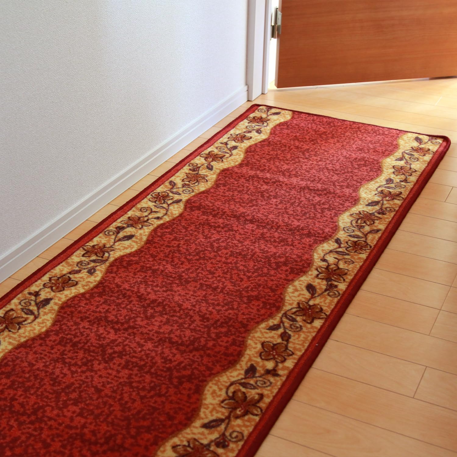 

Ikehiko Corridor Padding Nylon Red 67 x 540 см обработка 100% ``Riga Прибл.. Нескользящий