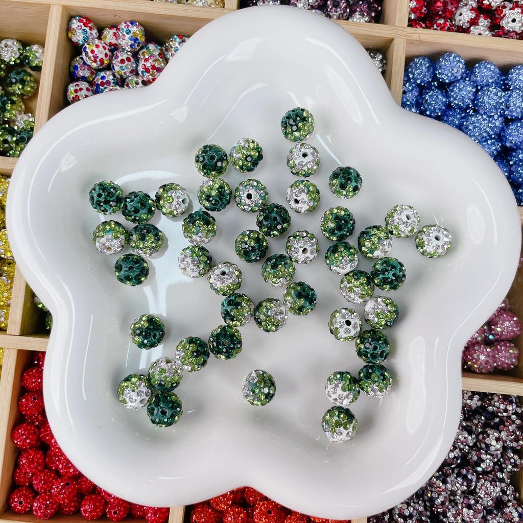 Handmade Rhinestone Crystal Beads for DIY Jewelry: Diamond Ball, Spacer, Pendant Materials