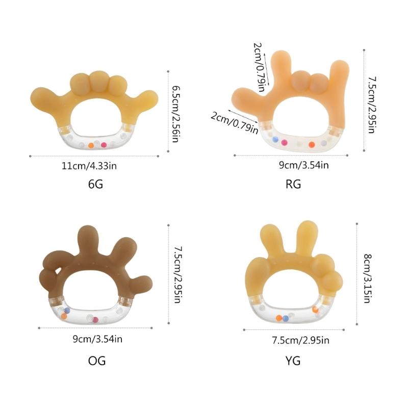 Baby Rattle Teething Toy for Babies Early Educational Infant Toy Gift for Boy Girl Newborn Sensory Toy Teether Shaker