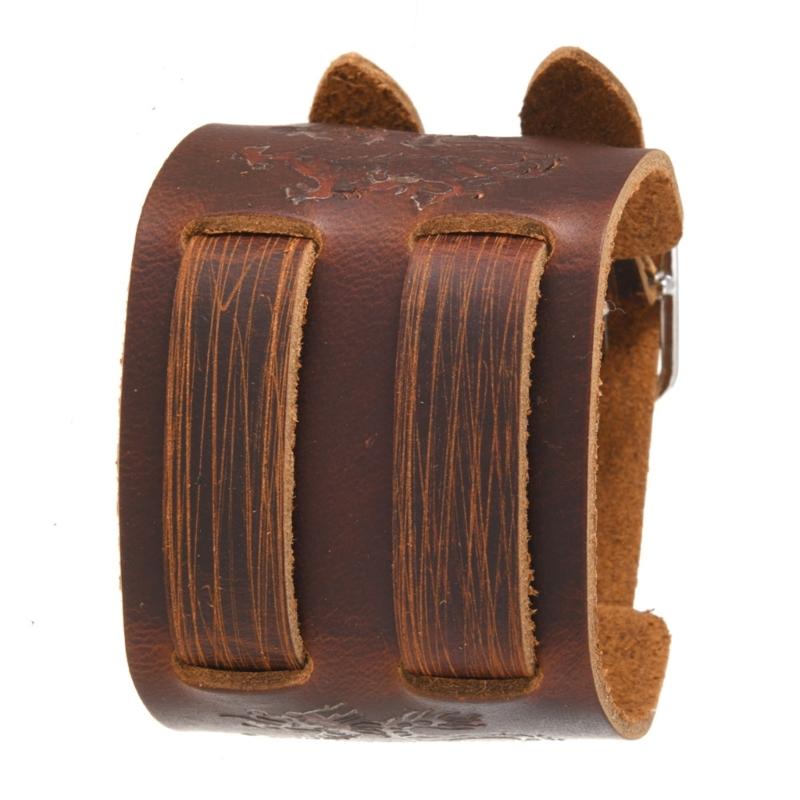 Wide PU Leather Cuff Bracelet Hip Hop Styles Unisex Adjustable Closure Fashion Accessory For Men And Women