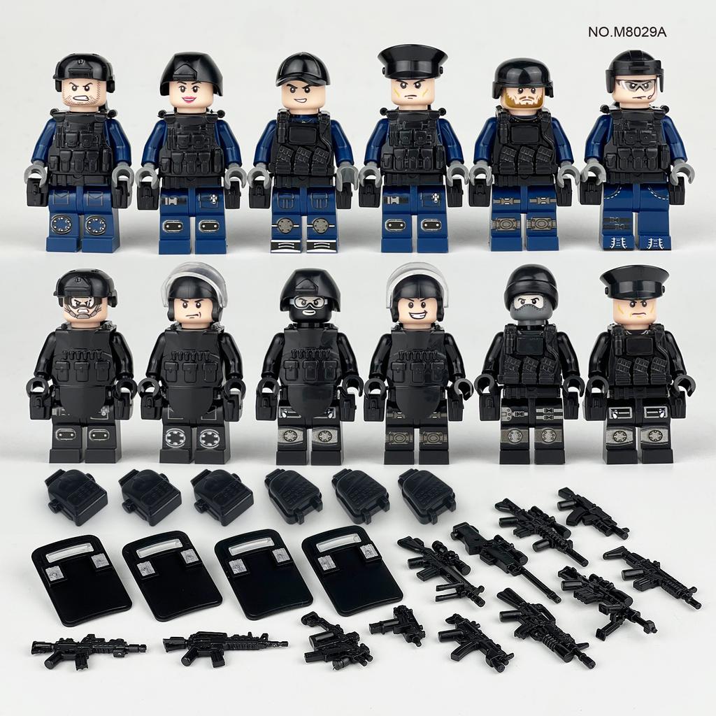 Military Series Building Blocks, Special Police, Jungle Scouts, Hand-made Models, Assembled Toys, Humanoid Dolls, Birthday Gifts