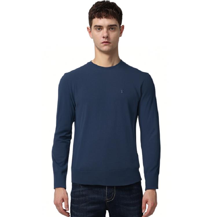 Burberry Knitwear Men's Blue Crew Neck Moderate Other 80133511