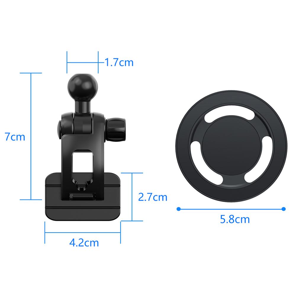 Xiaomi Universal Car Magnetic Dashboard Mount Mobile Phone Holder Sticky Adhesive 360°Dash Stand For Iphone Samsung Fit Curved Surfaces