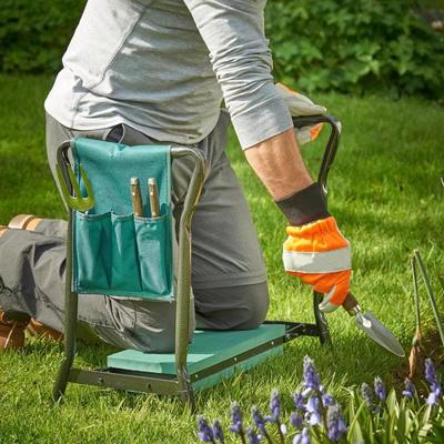 Cross-Border Folding Garden Kneeler & Stool with Tool Kit