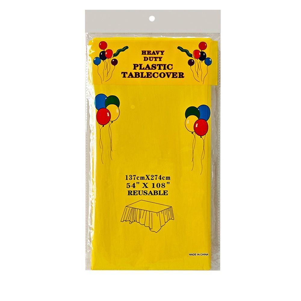 New 54x108inch Disposable Table Cloth Rectangle Oil-Proof Plastic Table Covers Waterproof Rectangle Tablecloths Dining Tables