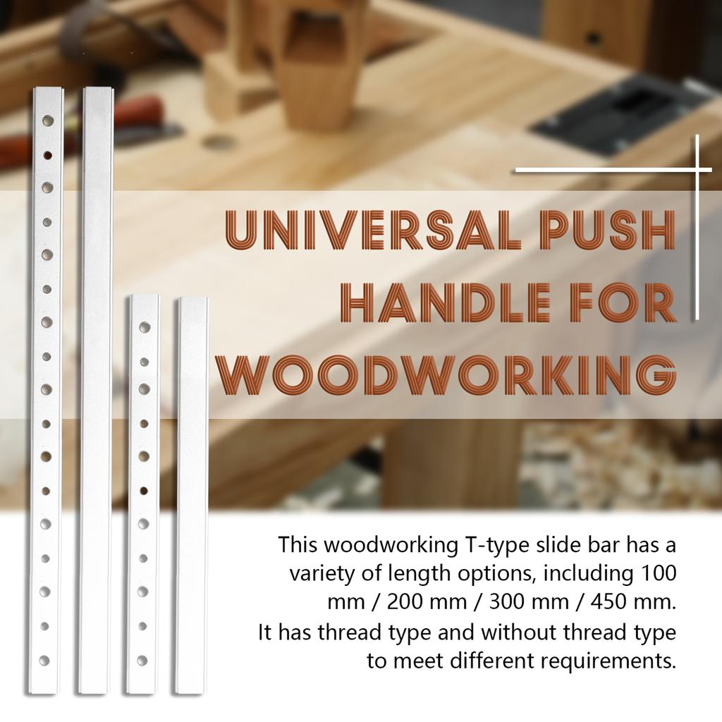 Woodworking T type Slide Bar DIY Accessories For Woodworking Sliding Fixed Block Universal T type Slider Miter Bar