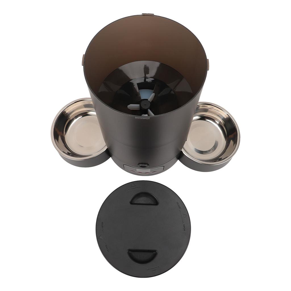 Automatic Cat Feeder 3L Large Capacity Easy To Clean Smart Timed Dog Feeders with Stainless Steel Bowl For Pets Dogs Cats