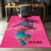 Custom Name Trolls Printed Carpet,Rug for Office Chair Living Room Bedroom Kitchen Room Decor Gifts.