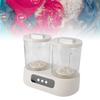   Underwear Washing Machine Portable Double Compartment Washer Bucket Automatic Laundry Washer for Travel Apartment Dorm
