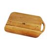 Delish Kitchen Pearl Metal Wooden Cutting Board, Mahogany, 39 X 26 X 1.5 Cm, CC-1350
