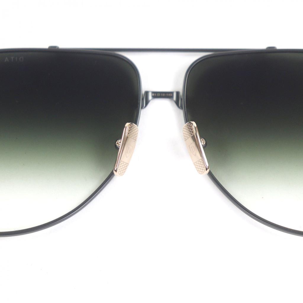 Pristine DITA Sunglasses Two Bridges Teardrop Cancer Metallic Used