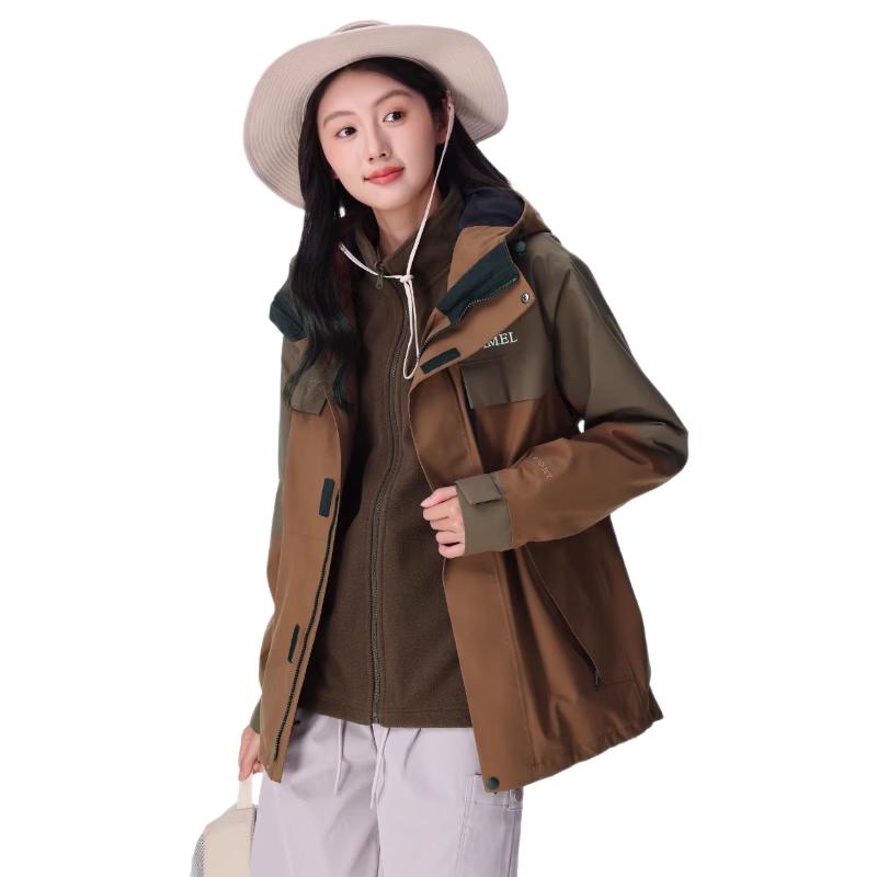 CAMEL Outdoor O611 Водонепроницаемая походная куртка 3-в-1 L