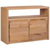 Day and Night - Day and Night Solid Teak Wood Sideboard 80x30x60 Cm