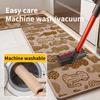 Non-Slip Kitchen Rug Super Absorbent, Woven Printed Stain-Resistant Floor Mat Doormat, Rubber Backing Long Mats for Kitchen
