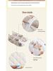 Maternity Non-Slip Breathable Cotton Slippers: Soft, Closed Heel, Thin Style for Home and Wood Floors.