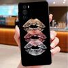 Black Red Lips Kiss Phone Case For Motorola Edge 60 50 40 Pro 60 50 40 30 Ultra Neo Fusion Moto G Play G Stylus G Carcasas