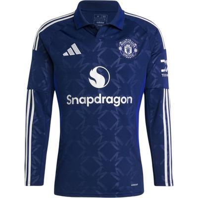 Logo Striped Polo Neck Long Sleeve Polo Shirt Men Tops Blue IT1984