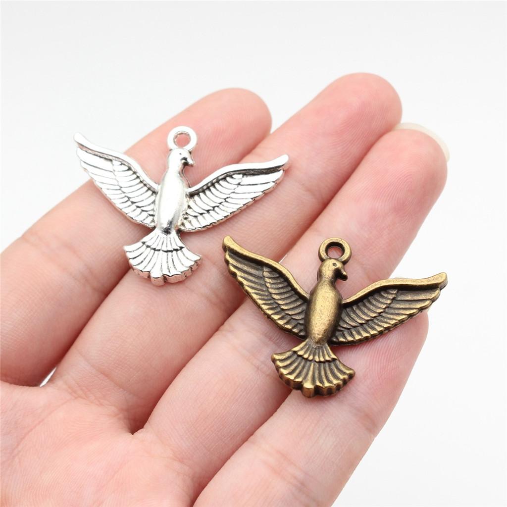 Adler Pfauen Phönixe Flamingos Exotische Vögel Anhänger Antik Bronze Zinklegierung Schmuckherstellung Zubehör Partner Stil