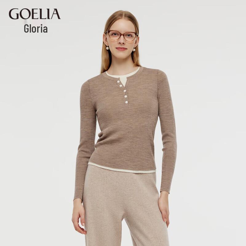 GOELIA Women's Wool Knit Sweater Top