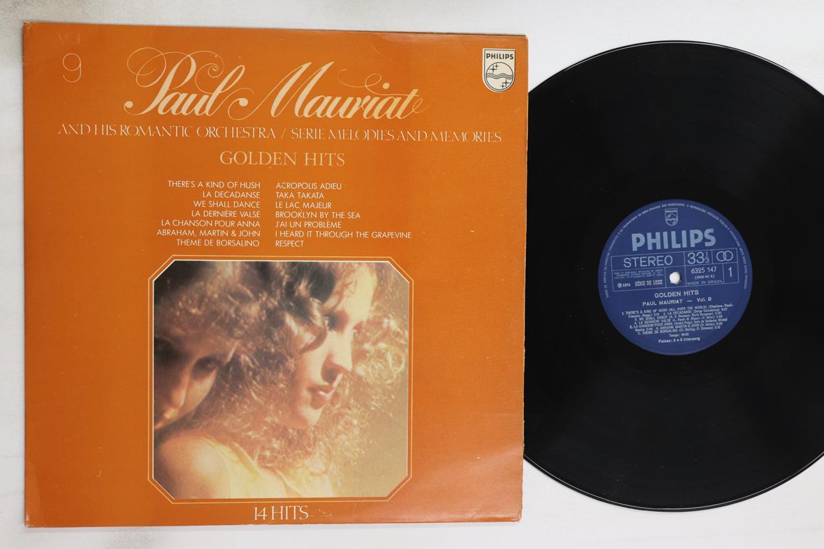 

LP Record PAUL MAURIAT - Golden Hits 6325147 PHILIIPS 1974 Brazil New Age & Easy Listening Used