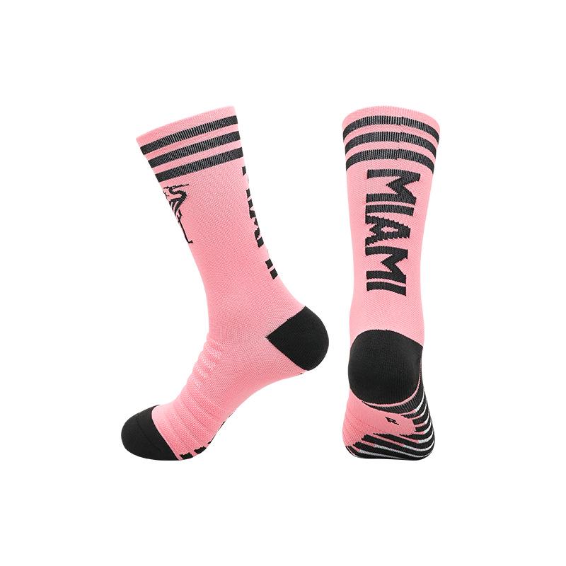 Men's Professional Anti-Slip Mid-Calf Football Socks with Towel Bottom for Training and Casual Sports