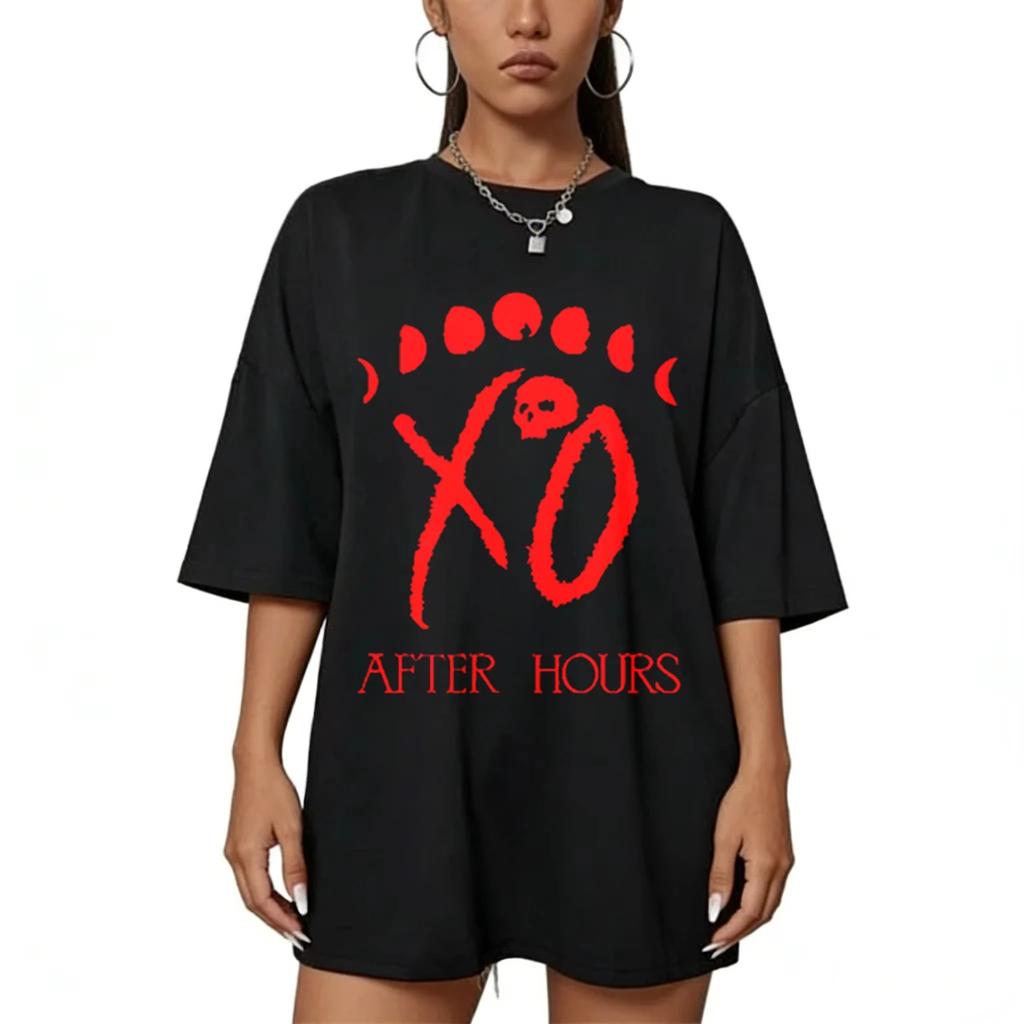 Neues The Weeknd 2026 After Hours Til Dawn Welttournee Baumwolle Kurzarm T-Shirt Geschenk für Fans Unisex RB Stil T-Shirts Tops
