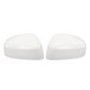 Side Mirror Cap Cover White Protective Weather Resistant Rearview Door Wing Mirror Housing for Focus