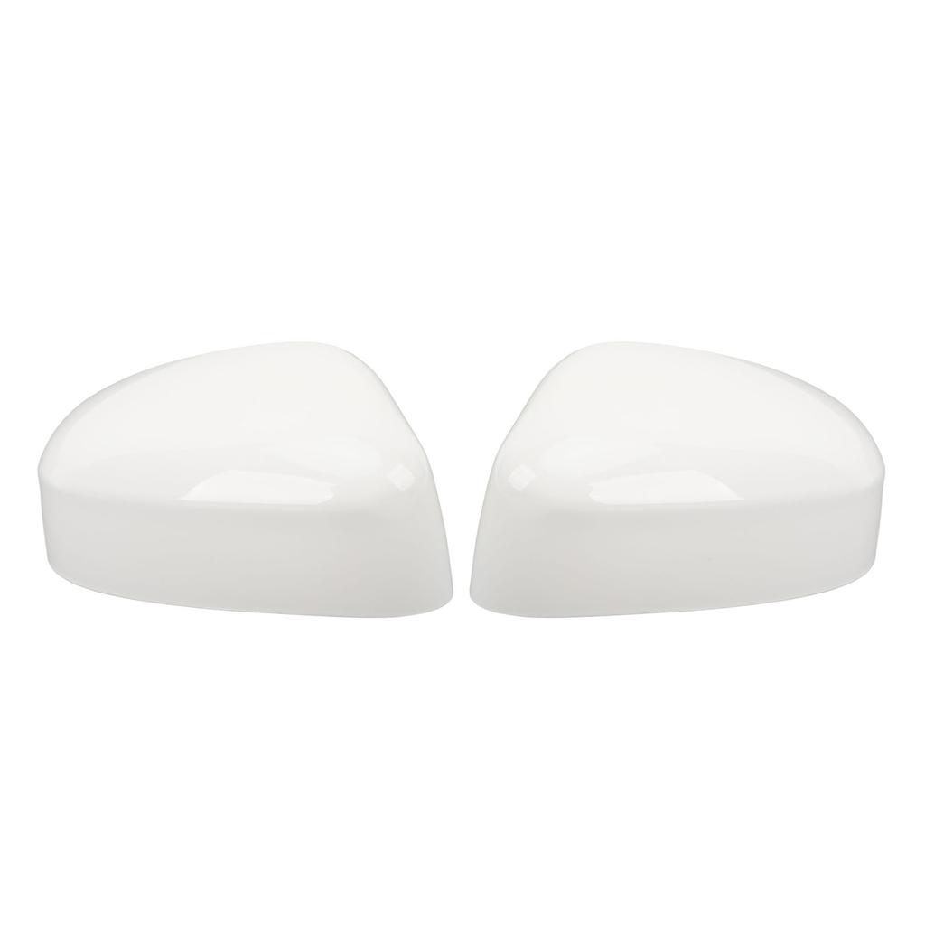 Side Mirror Cap Cover White Protective Weather Resistant Rearview Door Wing Mirror Housing for Focus