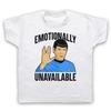 STAR SPOCK EMOTIONALLY UNAVAILABLE SCI FI FUNNY TREKKIE KIDS T-shirt