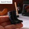Exquisite Mini Hoe/Straw Bales/Firewood/Rubber Shoes/Carts/Fireplace Model 1:12 Scale Dollhouse Miniature Furniture Toys