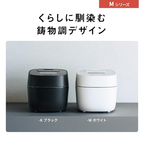 Panasonic Rice Cooker SR-M10B-W 5.5 Go Rapid Pressure Reduction Valve Dance Cooker Full Heat Generation 5 Stage IH Type White
