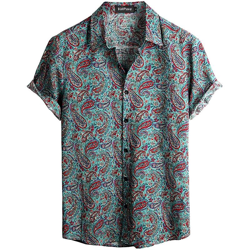 Summer Fashion Short Sleeve 3d Floral Print Hawaiian Men s Shirts Summer Casual Tops Beach Shirts Outdoor Men s and Women s Shirt S