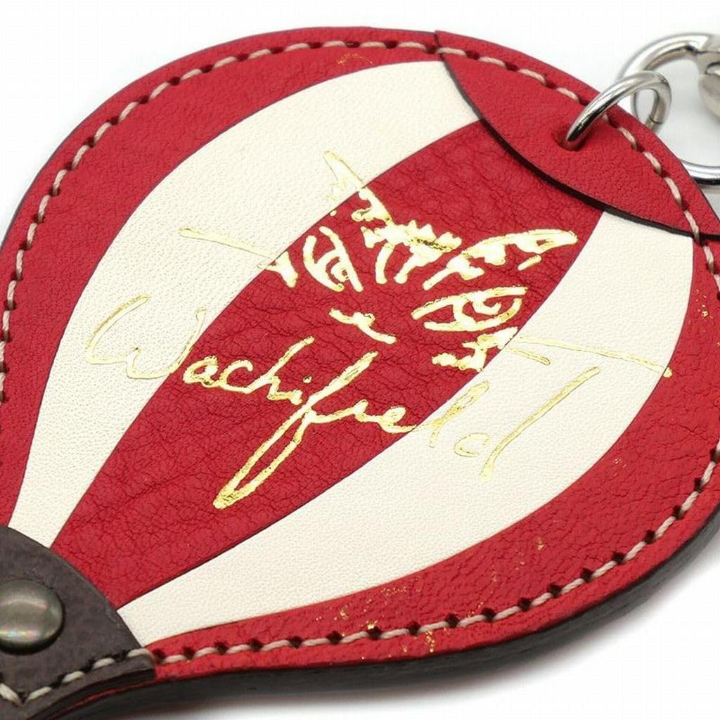 Cat Dayan Dayan Genuine Leather Balloon Keychain Red [Wachifield]