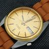 USED RARE VINTAGE SEIKO 5 AUTO 7009A JAPAN MENS ORIGINAL DIAL WATCH A413433-2 SKU621a-a413433