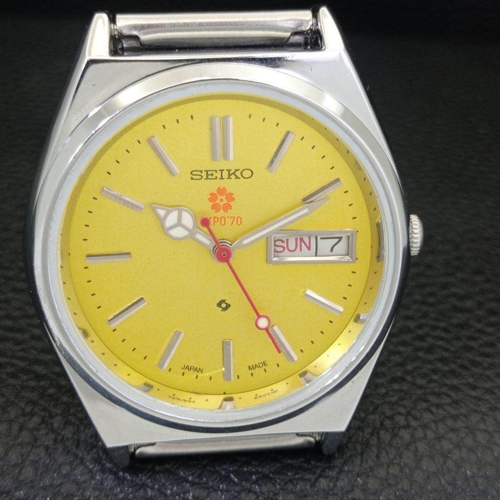 VINTAGE REFURBISHED SEIKO EXPO 70 AUTOMATIC 6309A JAPAN MENS WATCH A441778-1 Sk-a441778
