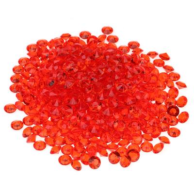 500pcs 10mm DIY Transparent Pointed Acrylic Diamond Gems for Wedding Party