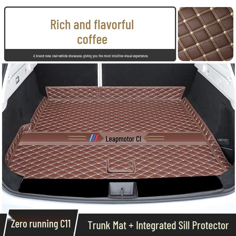 Leapmotor C11 Trunk Mat, Full Coverage, 2026 Model Tail Box Interior.