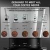 BioloMix AZ-BG706ST Conical Burr Coffee Grinder, 30 Grind Settings, Digital Timer, 300g Hopper