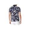Polo Ralph Lauren Summer Floral Pony Logo Embroidered Cotton Short Sleeve Polo Shirt Men tops Navy-Blue 710788923-002