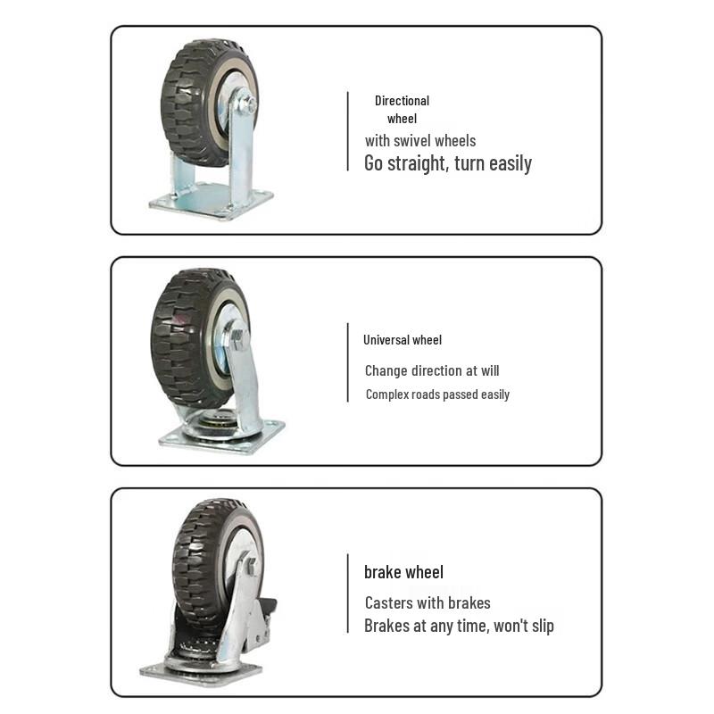 Deyu Gongpin Heavy-Duty Polyurethane Industrial Casters