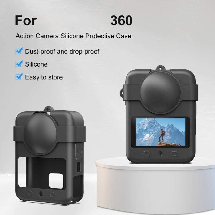 Silicone Protective Case for 360 Panoramic Sports Camera Dustproof Protective Cover Lens Cover Protective Sleeve
