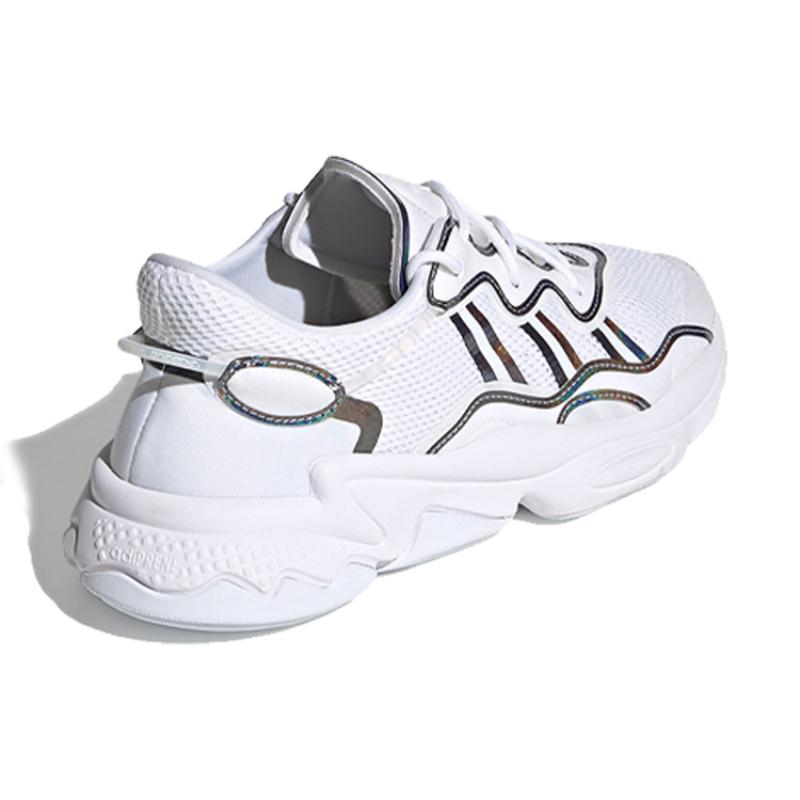 Adidas Ozweego White Iridescent Sneakers FV9654